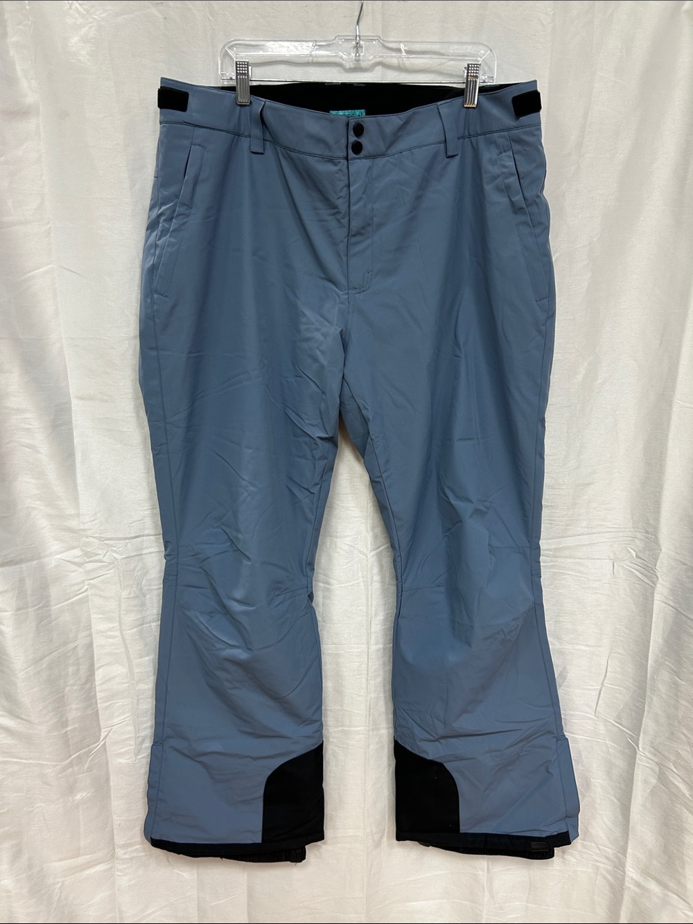 Roxy Light Blue Ski Pants with Black Reinforced Cuffs Fleece Lined